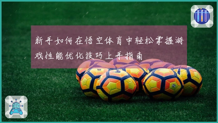 新手如何在悟空体育中轻松掌握游戏性能优化技巧上手指南